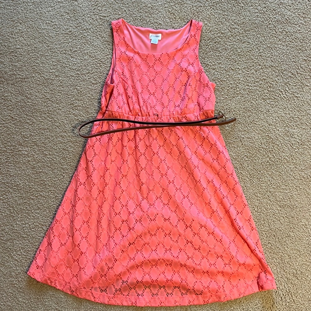 Motherhood Maternity Coral Dress